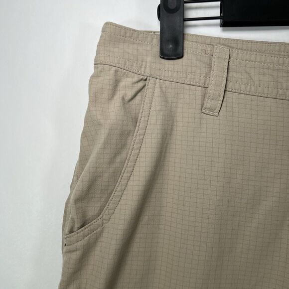 Lululemon Chino Shorts Mens Size 32 Tan Khaki 5 Pocket Performance 10” Inseam - Picture 3 of 14